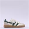 Gola Viper Leather Gumsole Retro Trainer - Off White Evergreen